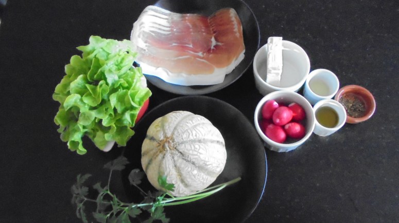 Salade melon et jambon fumé (9)
