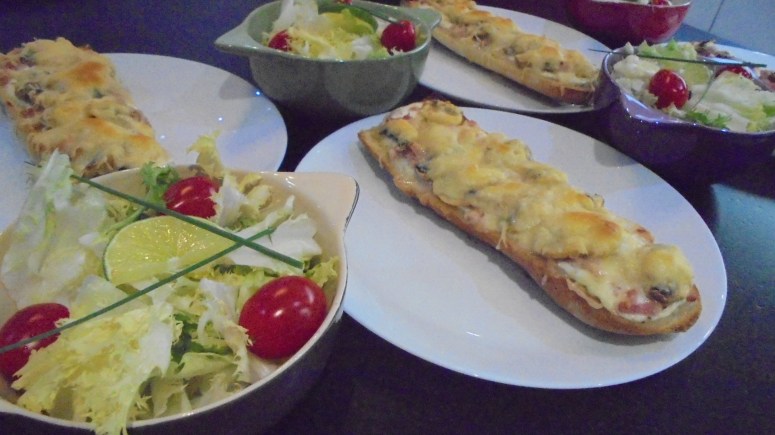 Baguette flambée (2)