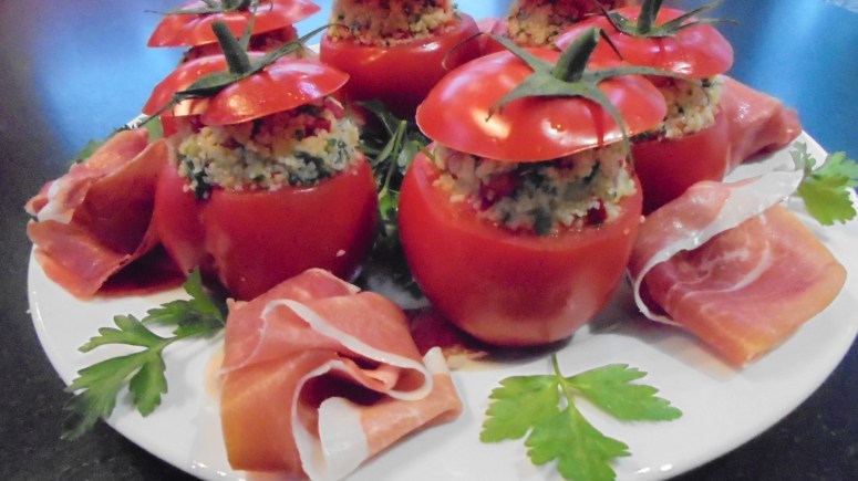 Tomates farcies au taboulé (1)