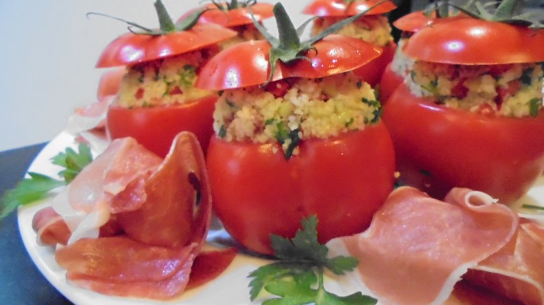 Tomates farcies au taboulé (2)