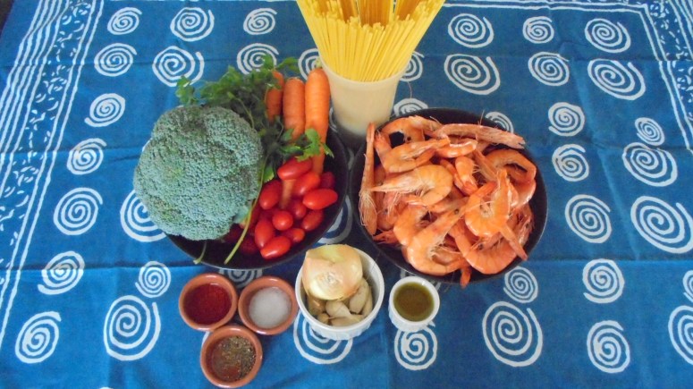 spaghetti aux crevettes (3)