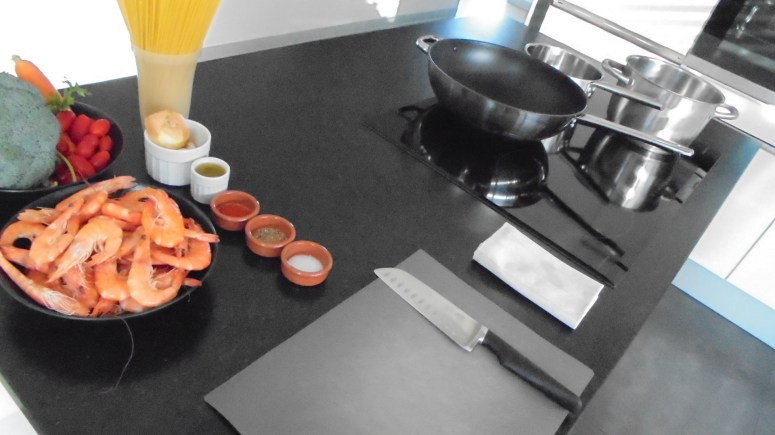 spaghetti aux crevettes (4)