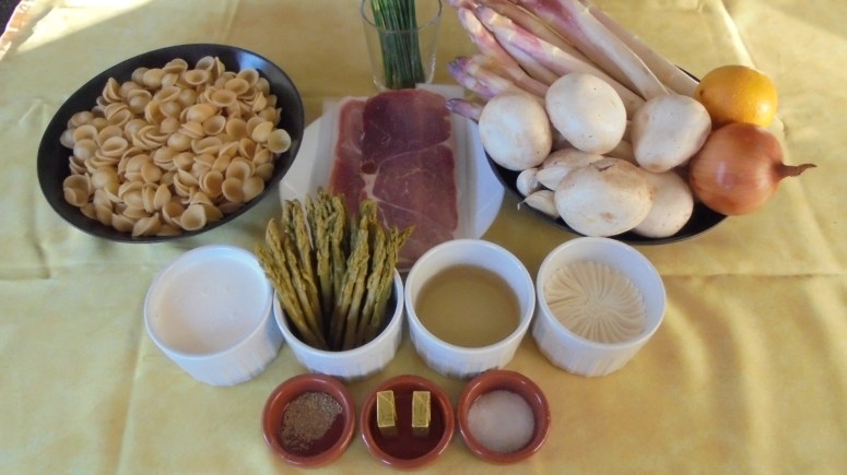 Orecchiettes aux asperges et jambon fumé (31)